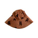 A Brown Sun Hats from weekend house kids. in size 7Y for neutral. (Back View)