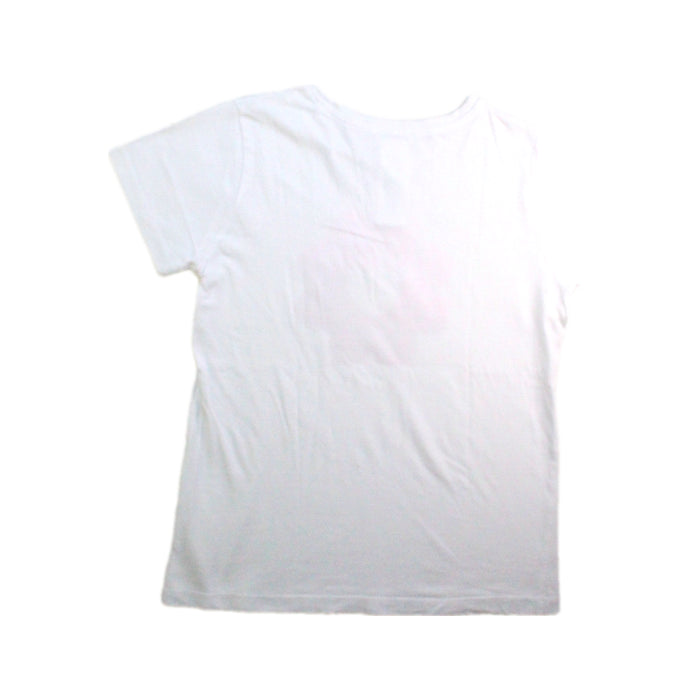 A White Short Sleeve T Shirts from Jacadi in size 10Y for girl. (Back View)