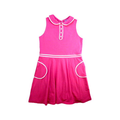 A Pink Sleeveless Dresses from Jacadi in size 10Y for girl. (Front View)