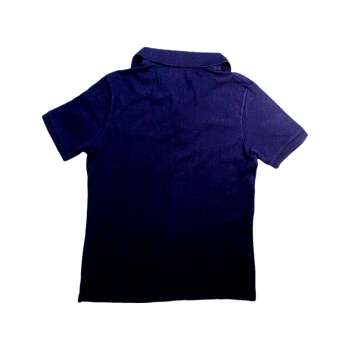 A Navy Short Sleeve Polos from Lacoste in size 14Y for boy. (Back View)