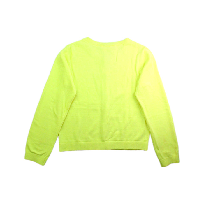 A Yellow Cardigans from Jacadi in size 10Y for girl. (Back View)