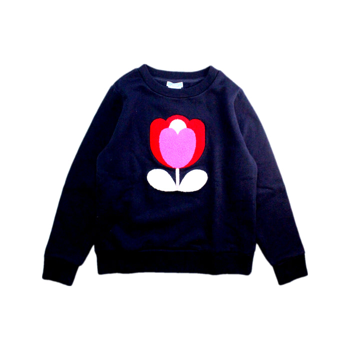 A Black Crewneck Sweatshirts from Jacadi in size 10Y for girl. (Front View)