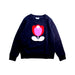 A Black Crewneck Sweatshirts from Jacadi in size 10Y for girl. (Front View)