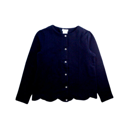 A Navy Cardigans from Jacadi in size 10Y for girl. (Front View)