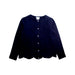 A Navy Cardigans from Jacadi in size 10Y for girl. (Front View)
