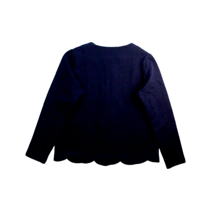 A Navy Cardigans from Jacadi in size 10Y for girl. (Back View)