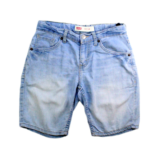 A Blue Shorts from Levi's in size 10Y for boy. (Front View)