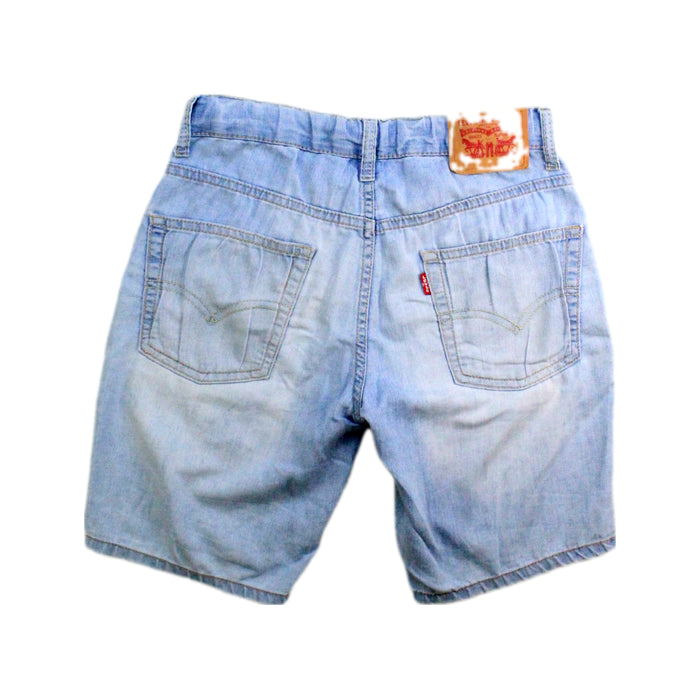 A Blue Shorts from Levi's in size 10Y for boy. (Back View)
