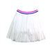 A White Mid Skirts from Jacadi in size 10Y for girl. (Front View)