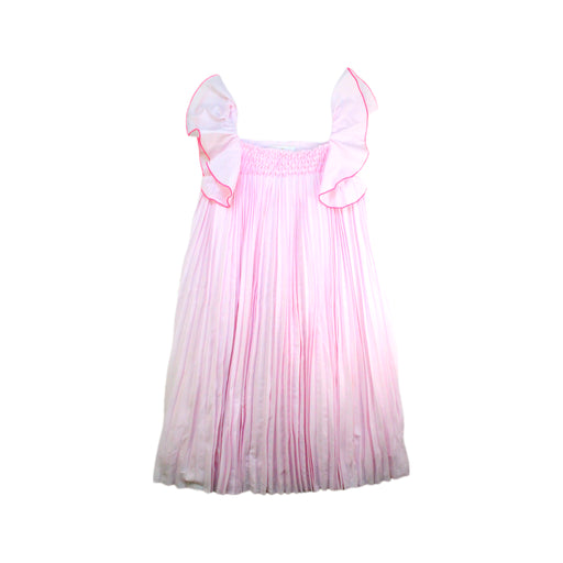 A Pink Sleeveless Dresses from Jacadi in size 10Y for girl. (Front View)