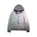 A Grey Buttoned Sweatshirts from IKKS in size 14Y for boy. (Front View)