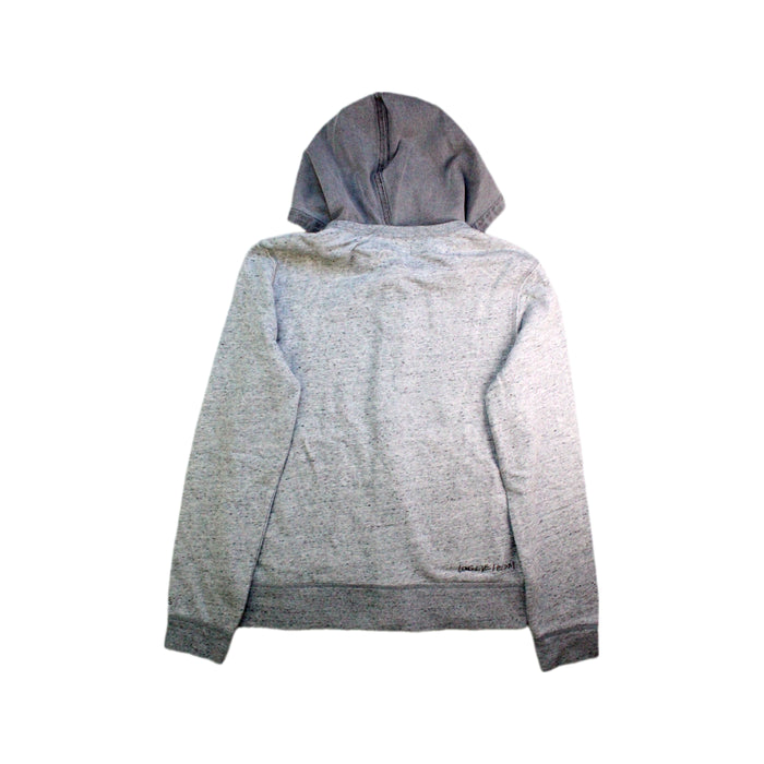 A Grey Buttoned Sweatshirts from IKKS in size 14Y for boy. (Back View)