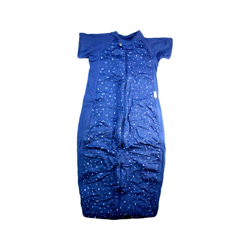 A Blue Sleepsacs from ErgoPouch in size 4T for neutral. (Front View)