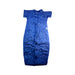 A Blue Sleepsacs from ErgoPouch in size 4T for neutral. (Front View)