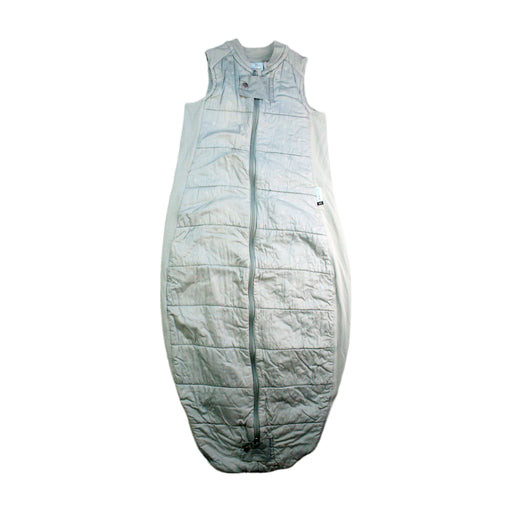 A White Sleepsacs from ErgoPouch in size 2T for neutral. (Front View)