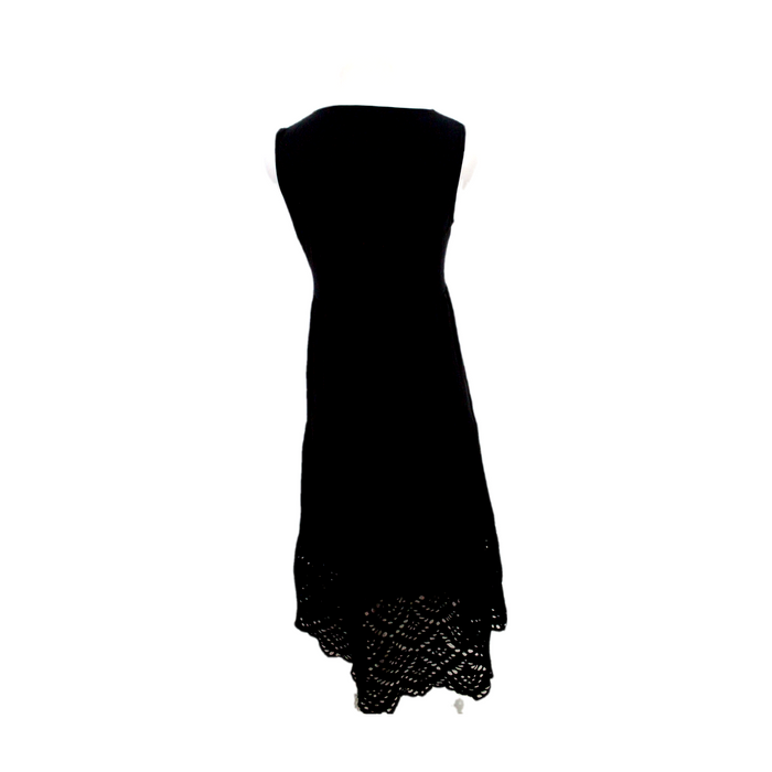 A Black Sleeveless Dresses from Jump Eat Cry in size Maternity-S for maternity. (Back View)
