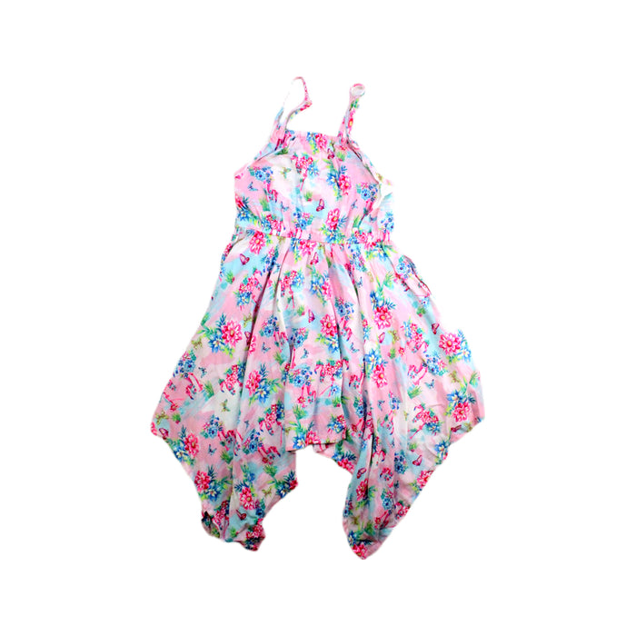 A Pink Sleeveless Dresses from Monsoon in size 3T for girl. (Front View)