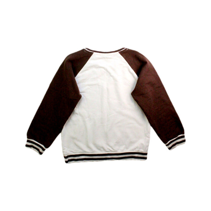 A Brown Long Sleeve Tops from Mini Rodini in size 5T for boy. (Back View)