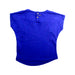 A Blue Short Sleeve Tops from Catimini in size 3T for girl. (Back View)