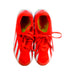 A Red Sneakers from Adidas in size 7Y for neutral. (Back View)