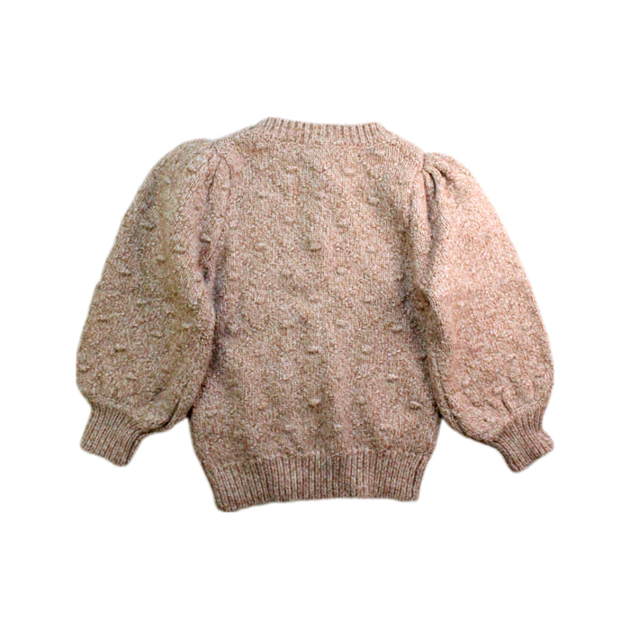 A Beige Knit Sweaters from Seed in size 4T for girl. (Back View)