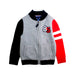 A Grey Lightweight Jackets from Tommy Hilfiger in size 4T for boy. (Front View)
