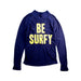 A Navy Rash Guards from Seed in size 5T for boy. (Front View)