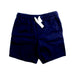 A Navy Shorts from Seed in size 6T for boy. (Front View)