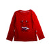 A Red Long Sleeve T Shirts from Petit Bateau in size 2T for boy. (Front View)