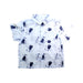 A White Short Sleeve Shirts from Les Enphants in size 4T for boy. (Front View)