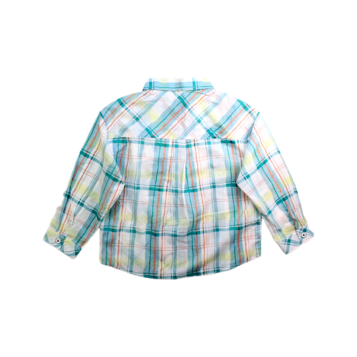 A Multicolour Long Sleeve Shirts from Les Enphants in size 4T for boy. (Back View)