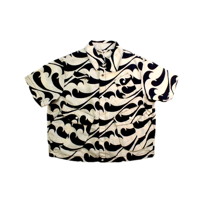 A Black Short Sleeve Shirts from jnby by JNBY in size 2T for boy. (Front View)