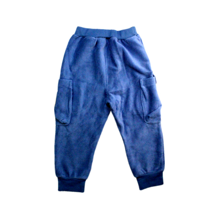 A Blue Casual Pants from Les Enphants in size 2T for boy. (Back View)