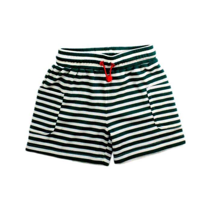 A Green Shorts from Beyond The Vines in size 4T for boy. (Front View)