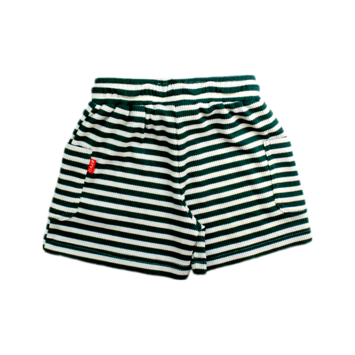 A Green Shorts from Beyond The Vines in size 4T for boy. (Back View)