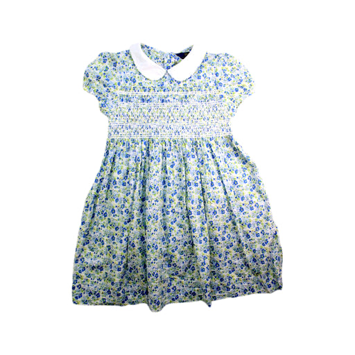 A Blue Short Sleeve Dresses from Polo Ralph Lauren in size 6T for girl. (Front View)