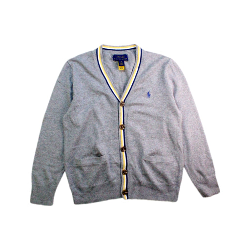 A Grey Cardigans from Polo Ralph Lauren in size 6T for boy. (Front View)