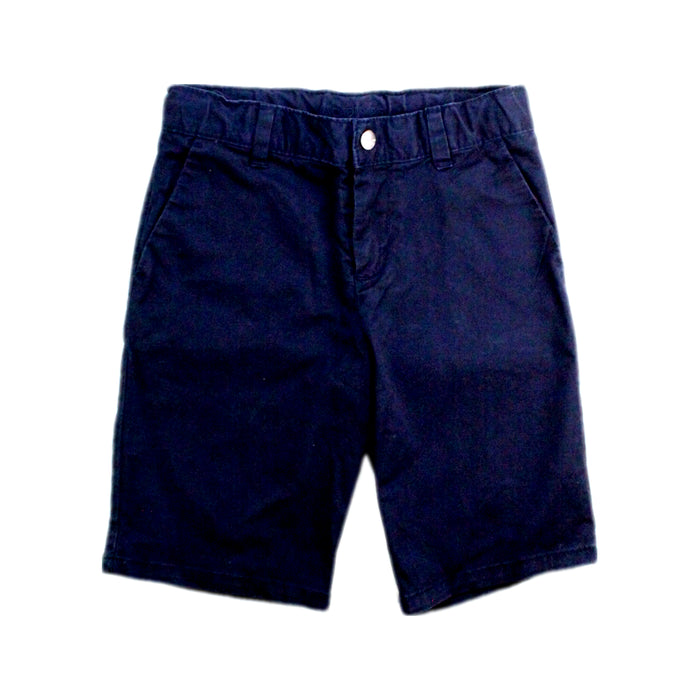 A Navy Shorts from Jacadi in size 5T for boy. (Front View)