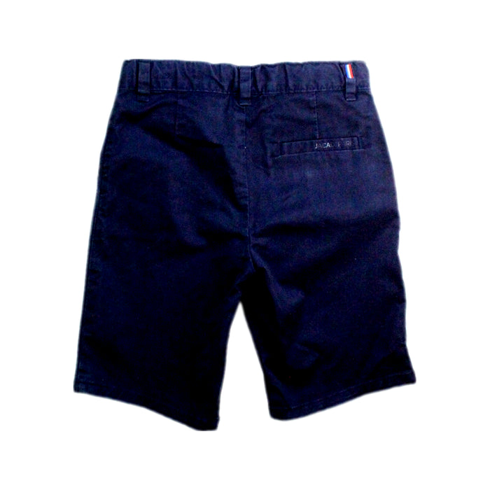 A Navy Shorts from Jacadi in size 5T for boy. (Back View)