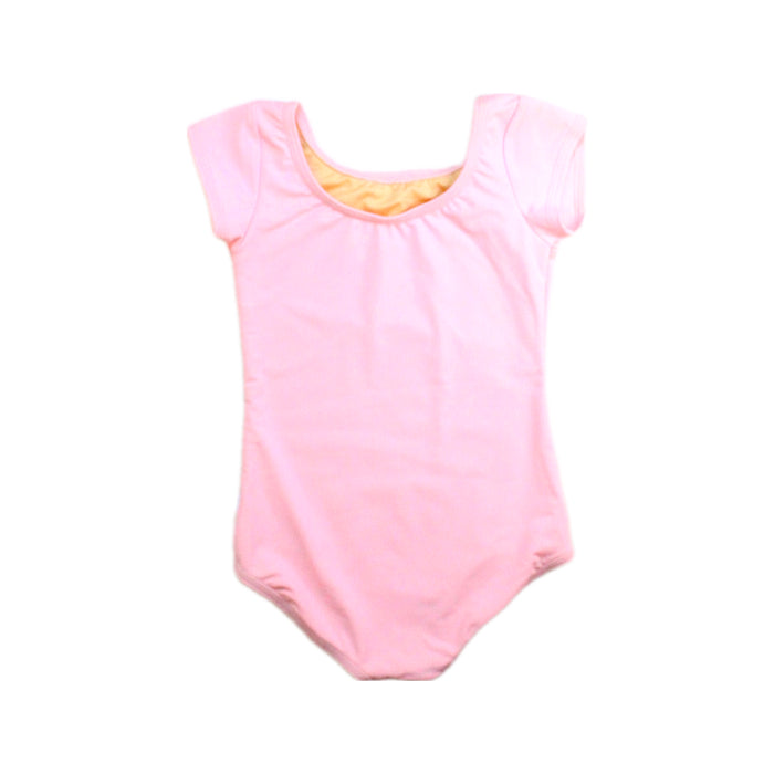 A Pink Leotards from Corps Dancewear in size 7Y for girl. (Back View)