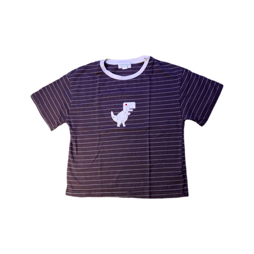 A Black Short Sleeve T Shirts from Felix & Mina in size 5T for boy. (Front View)