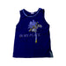 A Blue Sleeveless Tops from Ragmart in size 4T for boy. (Front View)