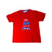 A Red Short Sleeve T Shirts from Motion Picture in size 5T for boy. (Front View)