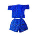A Blue Shorts Sets from Hamamonyo in size 4T for boy. (Back View)