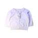 A White Cardigans from Momonittu in size 8Y for girl. (Front View)