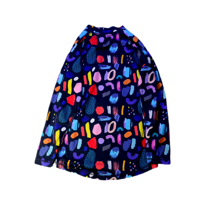 A Multicolour Rash Guards from Cosmo Crew in size 6T for neutral. (Back View)