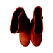 A Red Rain Boots from Hunter in size 5T for neutral. (Back View)