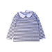 A White Long Sleeve Tops from Jacadi in size 4T for girl. (Front View)