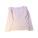 A White Long Sleeve Tops from Petit Bateau in size 4T for girl. (Back View)