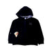A Black Hooded Sweatshirts from Petit Bateau in size 7Y for girl. (Front View)